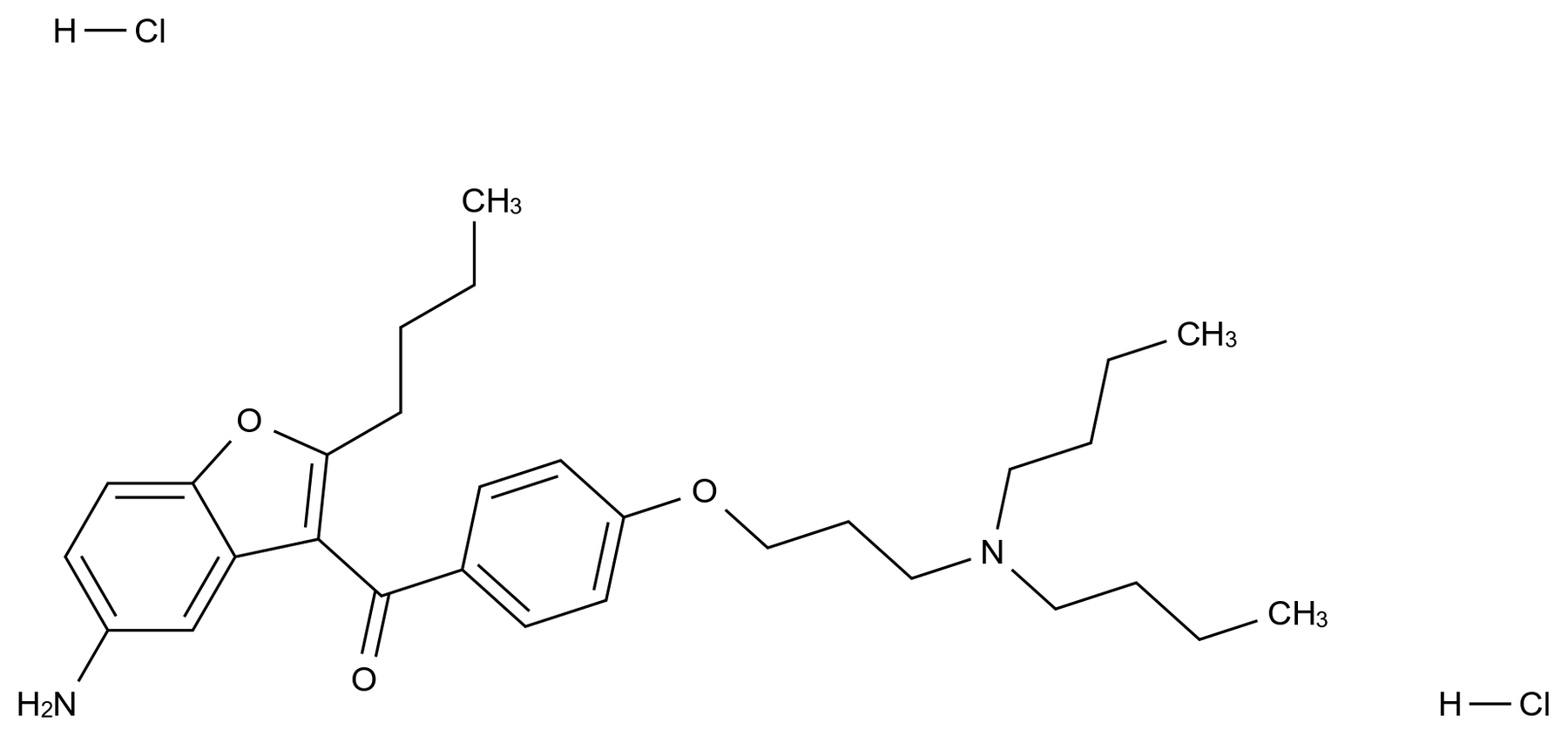 1309476-91-2 决奈达隆EP杂质B 二盐酸盐结构式