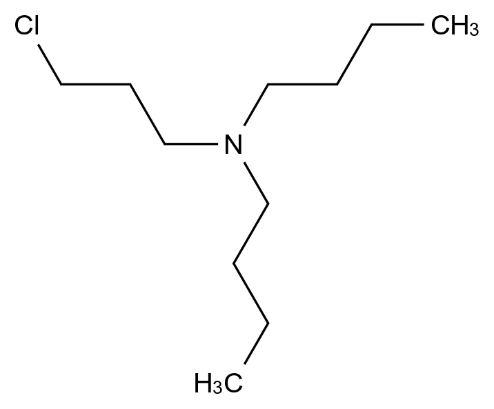 36421-15-5 N-(3-氯丙基)二丁基胺结构式