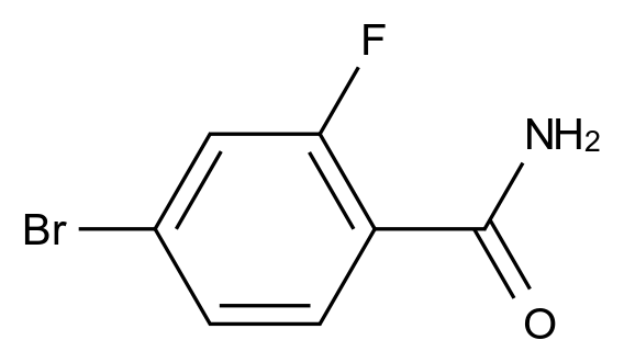 292621-45-5 4-溴-2-氟苯甲酰胺结构式