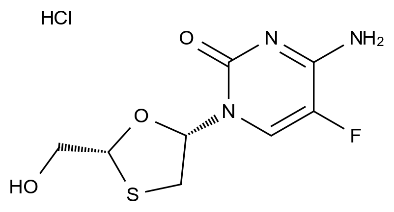 258832-61-0 Emtricitabine Hydrochloride结构式