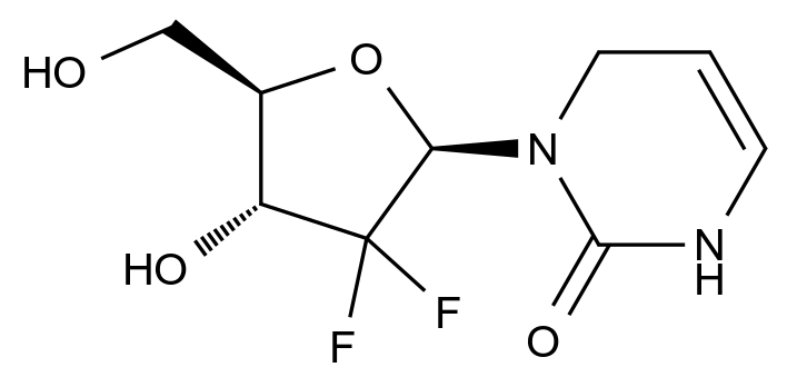 恩曲他滨杂质39(吉西他滨杂质)结构式