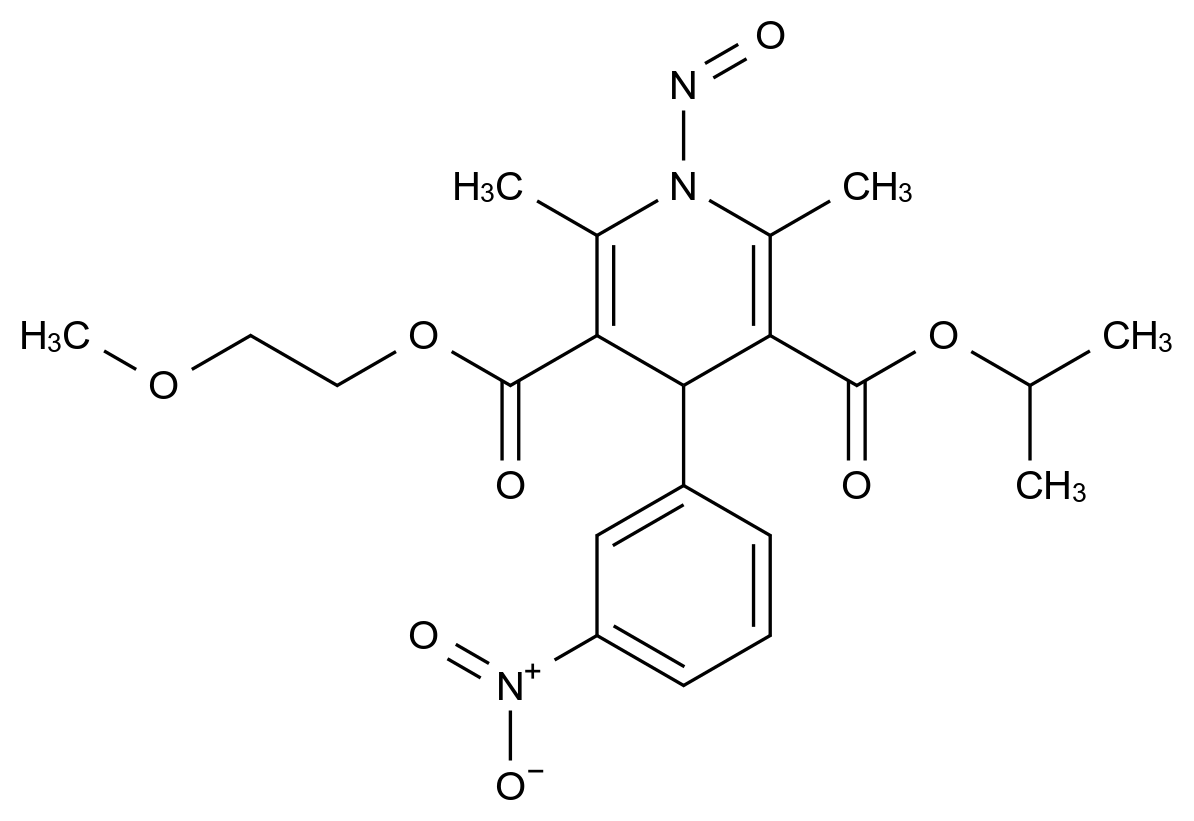 N-亚硝基尼莫地平结构式