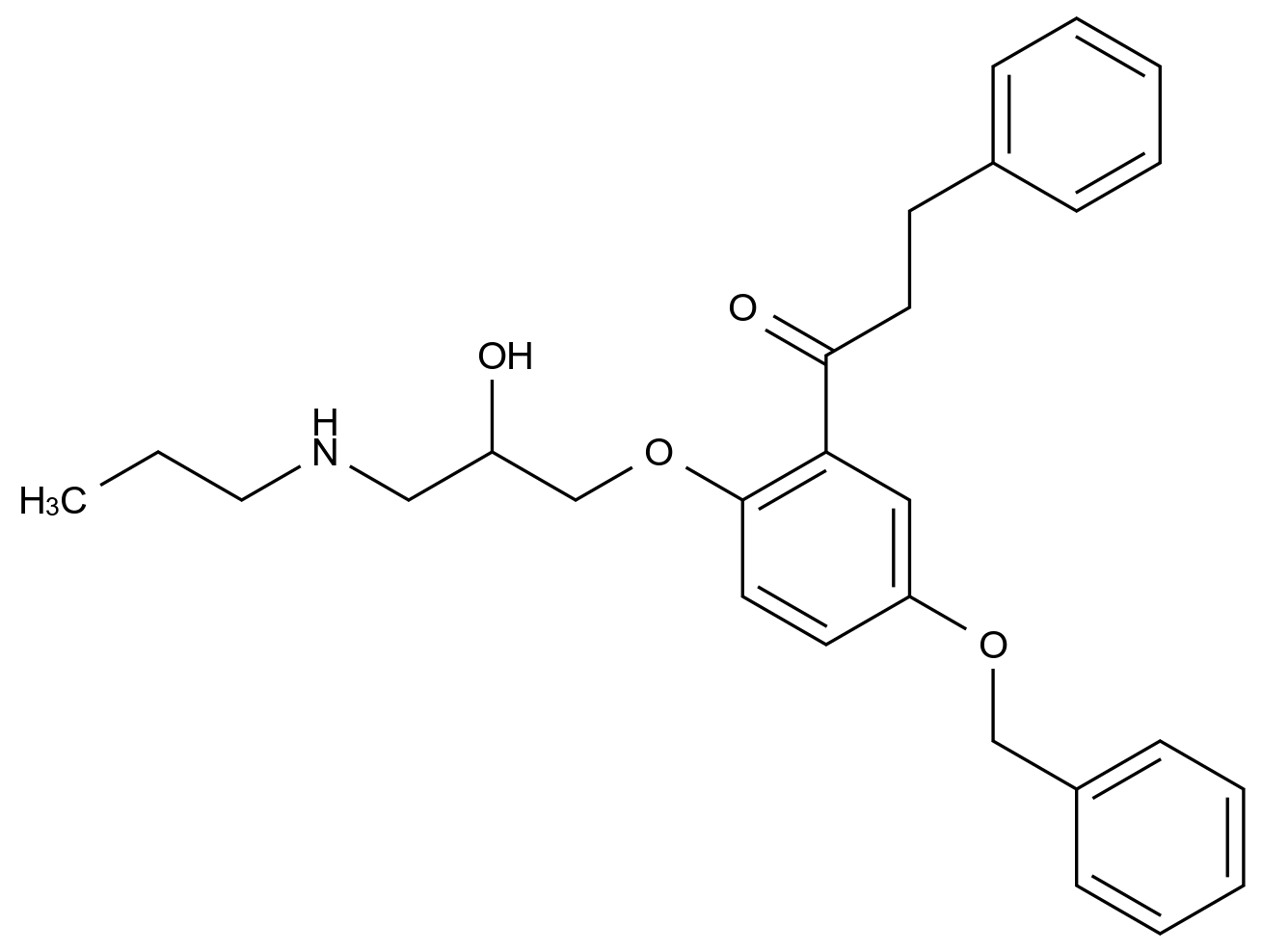 200434-70-4 5-Benzyloxy Propafenone结构式