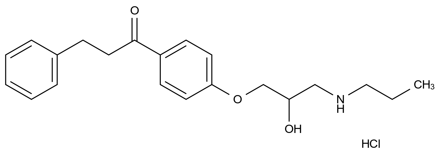 普罗帕酮杂质34结构式