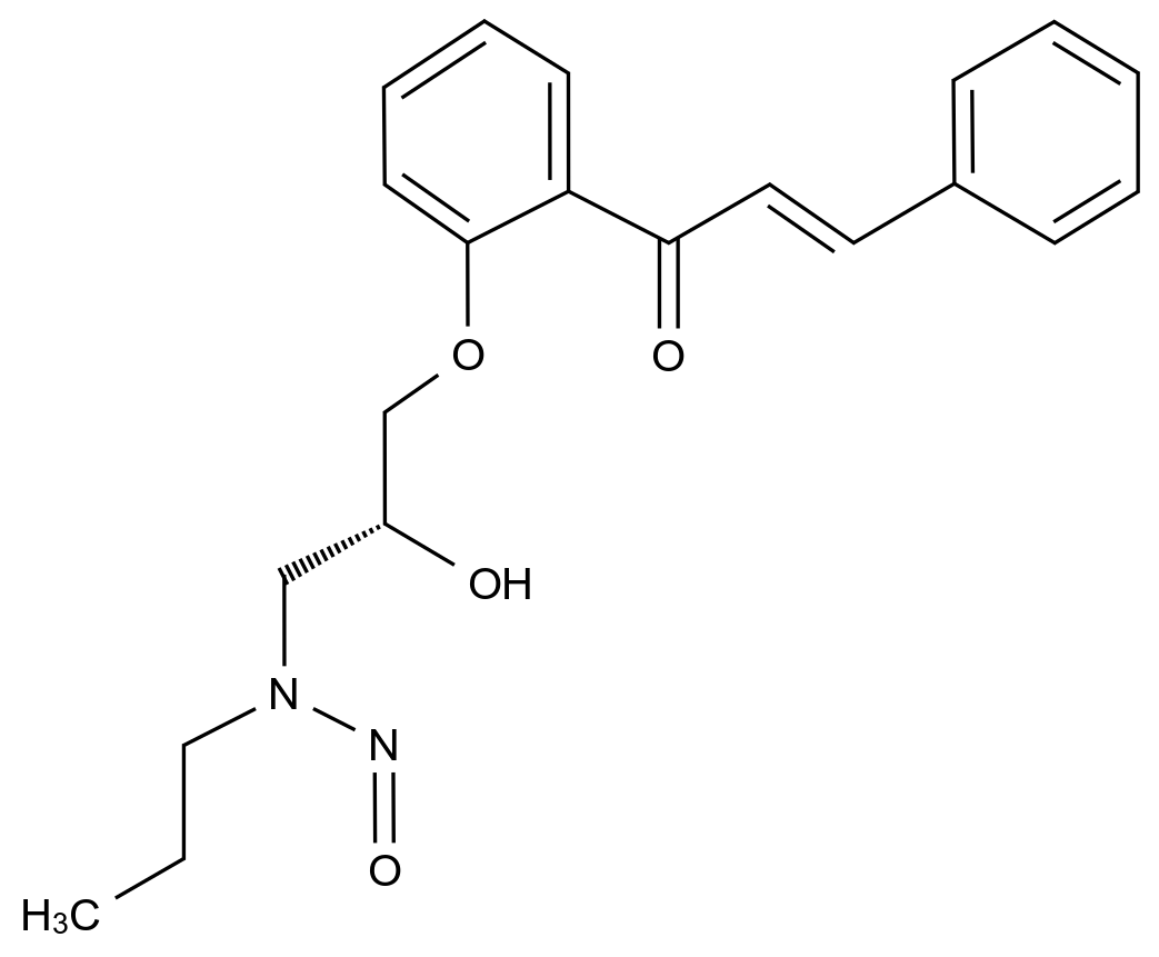 N-亚硝基-普罗帕酮杂质B结构式