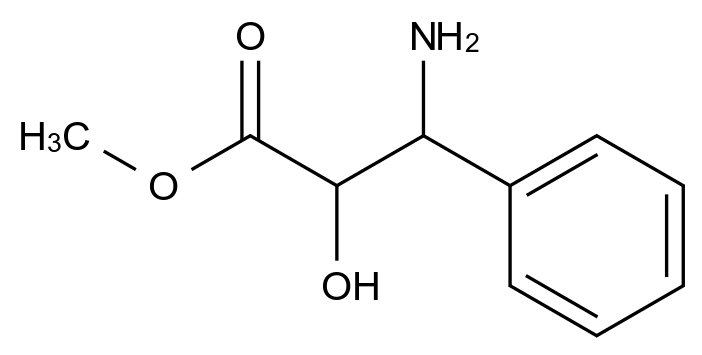 131968-74-6 (2R,3S)-3-phenyl-isoserine methyl ester结构式