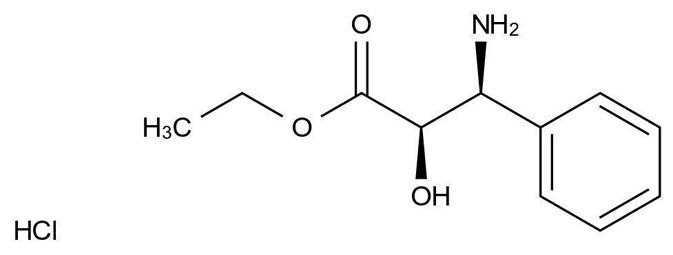 257947-33-4 Ethyl (2R,3S)-3-amino-2-hydroxy-3-phenylpropanoate hydrochloride结构式