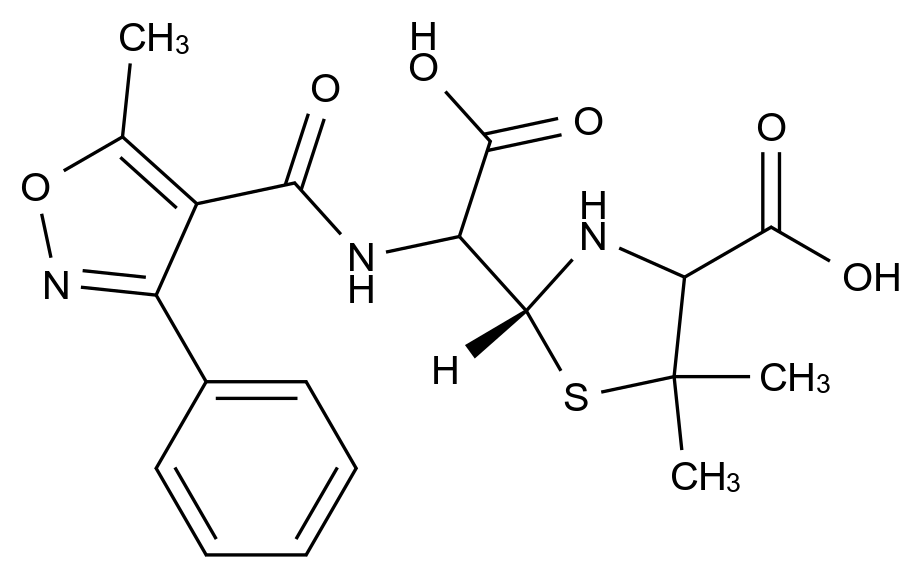苯唑西林杂质47结构式
