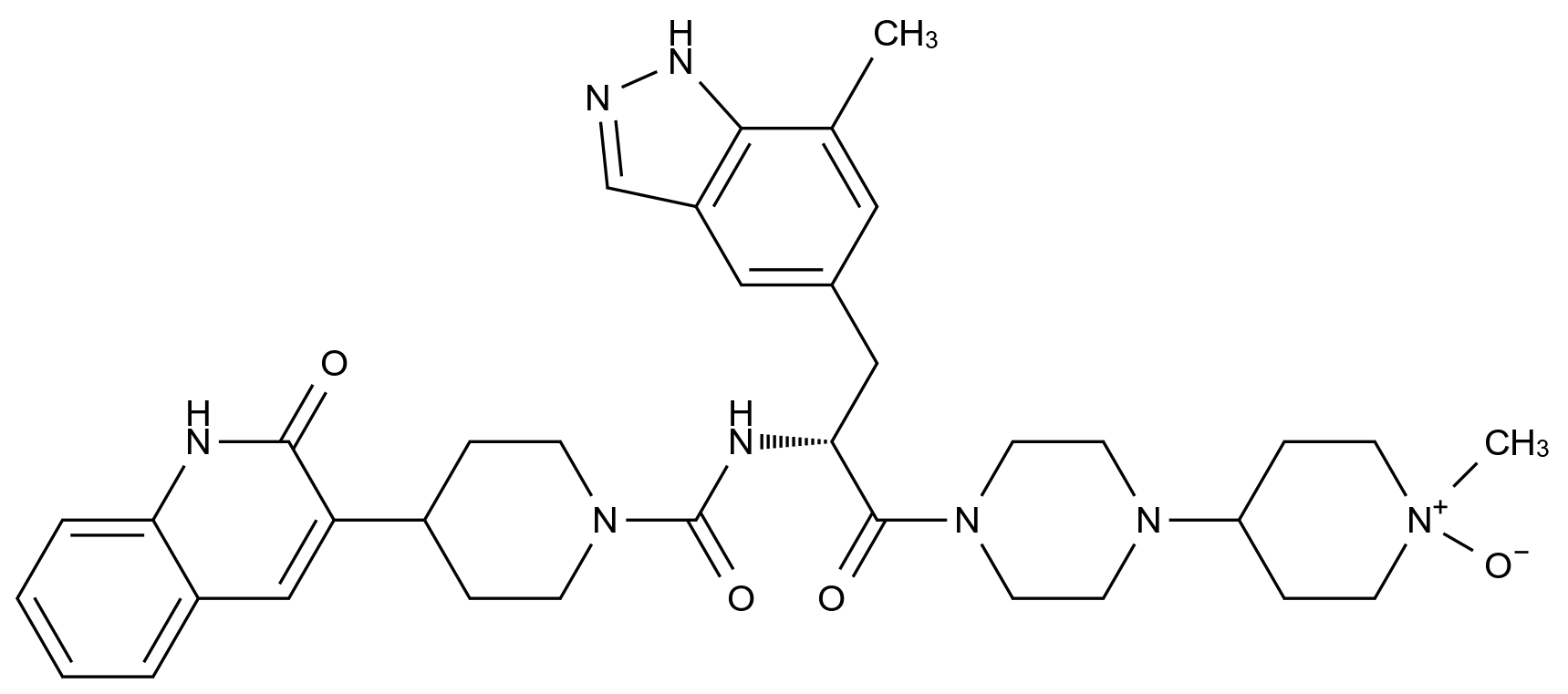 扎维吉泮杂质34结构式