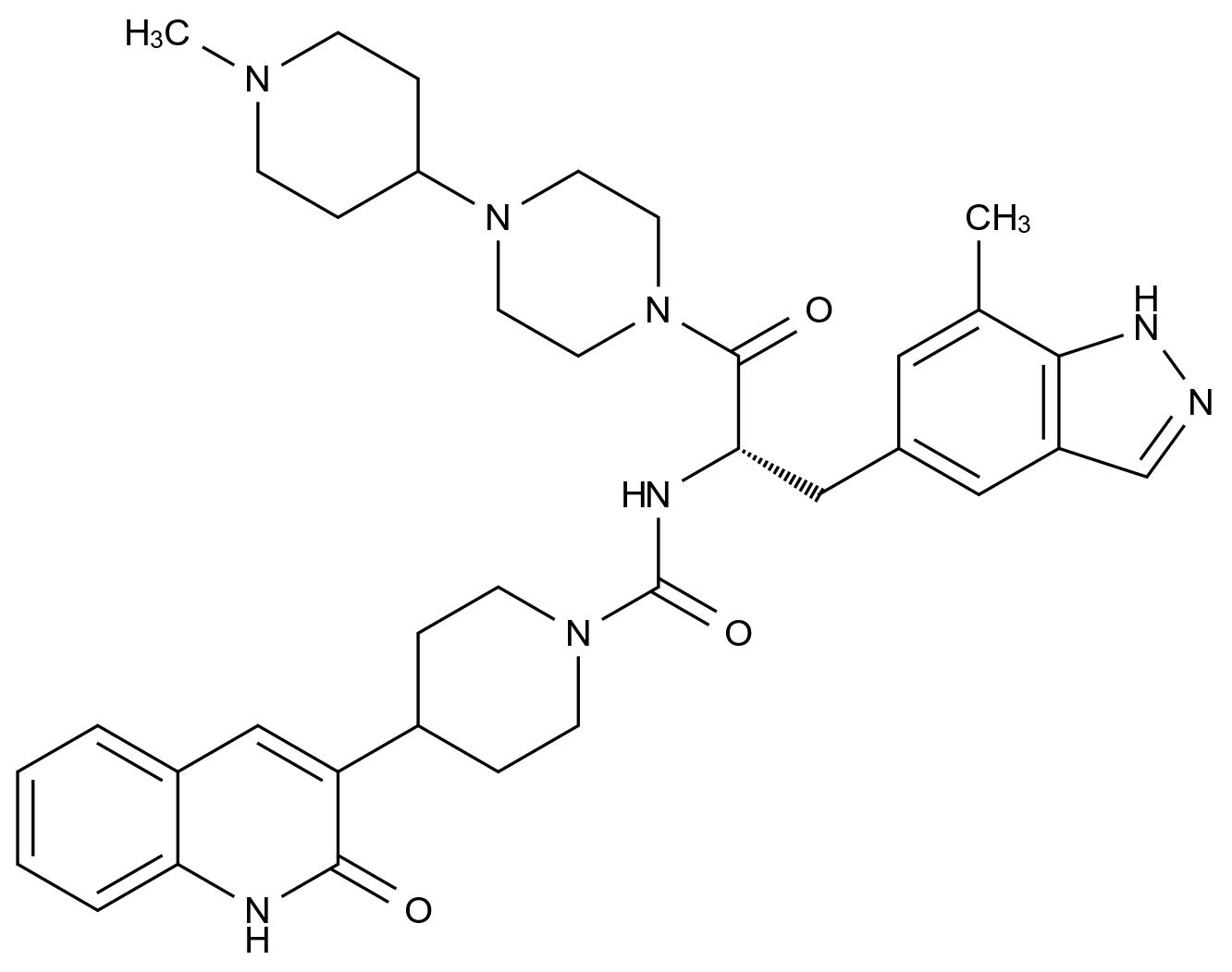 扎维吉泮杂质4结构式