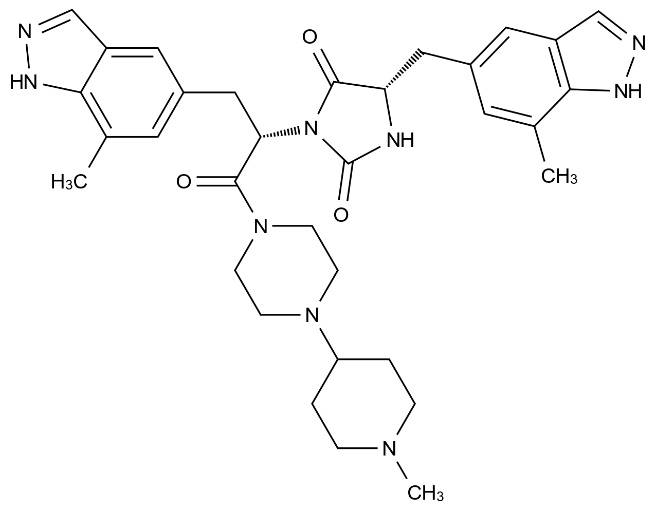 扎维吉泮杂质6结构式