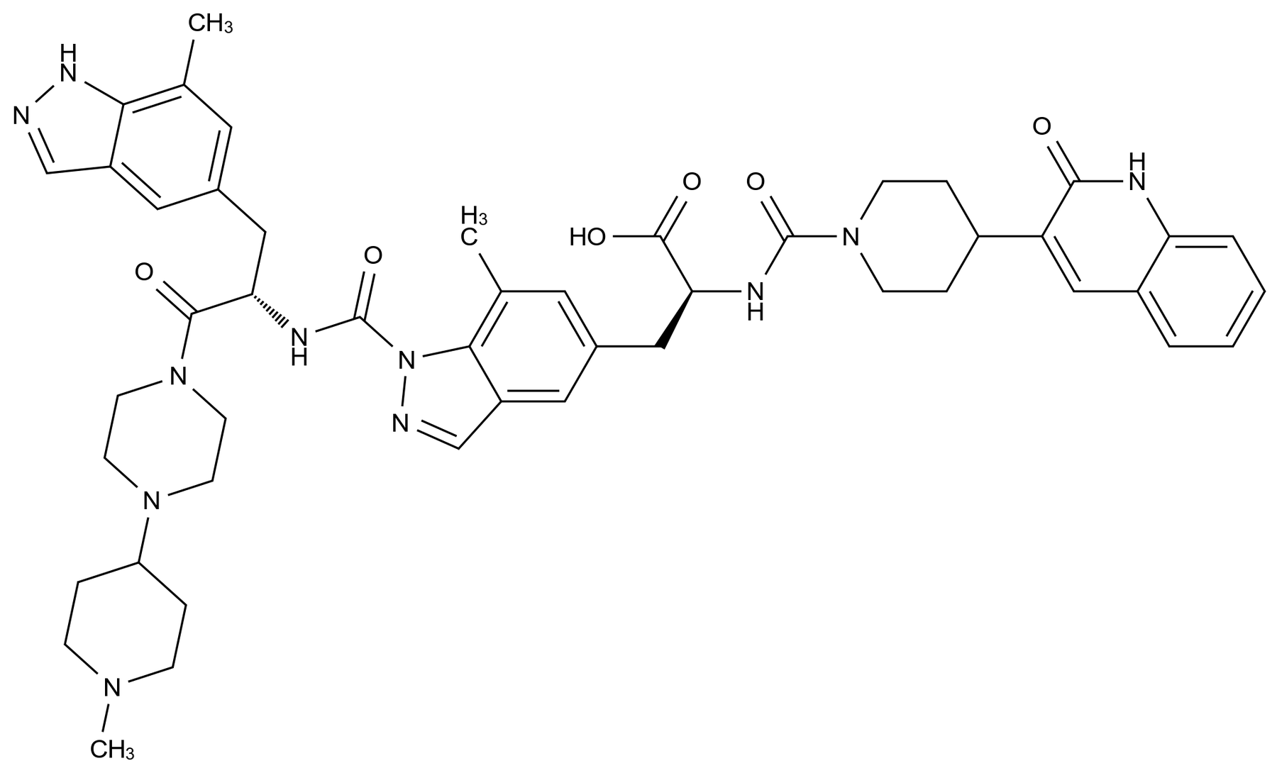 扎维吉泮杂质8结构式