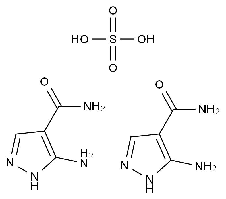 27511-79-1 别嘌呤醇EP杂质A半硫酸盐结构式