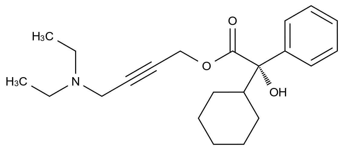 119618-22-3 (S)-Oxybutynin HCl结构式
