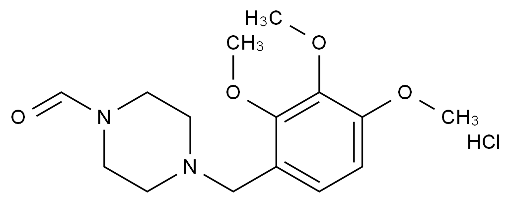 879646-17-0 曲美他嗪杂质10 HCl结构式
