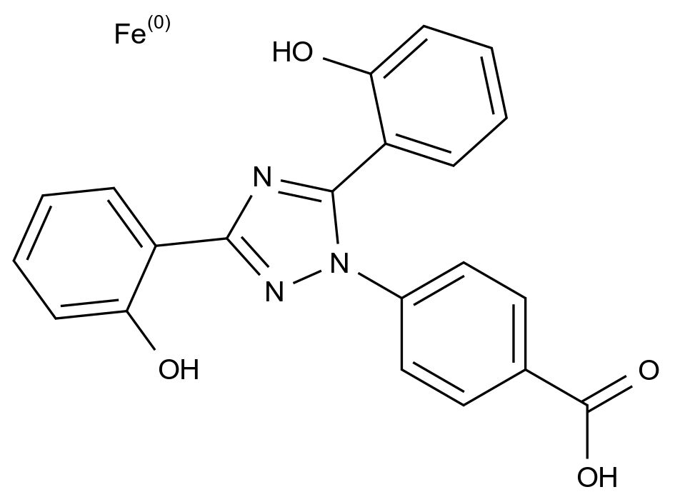 554435-83-5 Deferasirox Fe3+ Chelate结构式