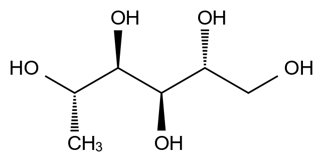 18545-96-5 (2R,3R,4R,5S)-己烷-1,2,3,4,5-五醇结构式