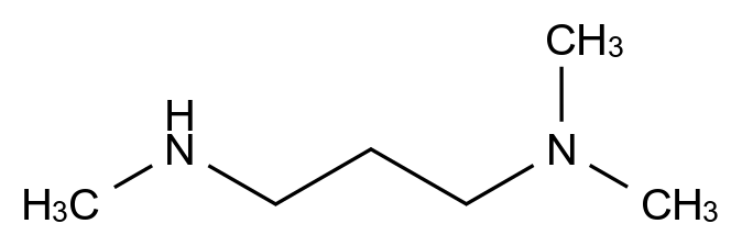 4543-96-8 N,N,N′-三甲基-1,3-丙二胺结构式