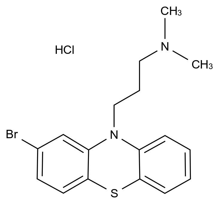 氯丙嗪杂质18 盐酸盐结构式