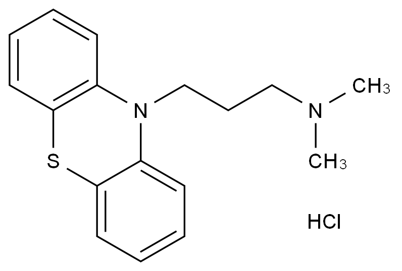 53-60-1 氯丙嗪EP杂质C 盐酸盐结构式