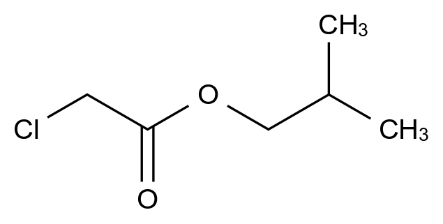 13361-35-8 2-Methyl Propyl Chloro Acetate结构式