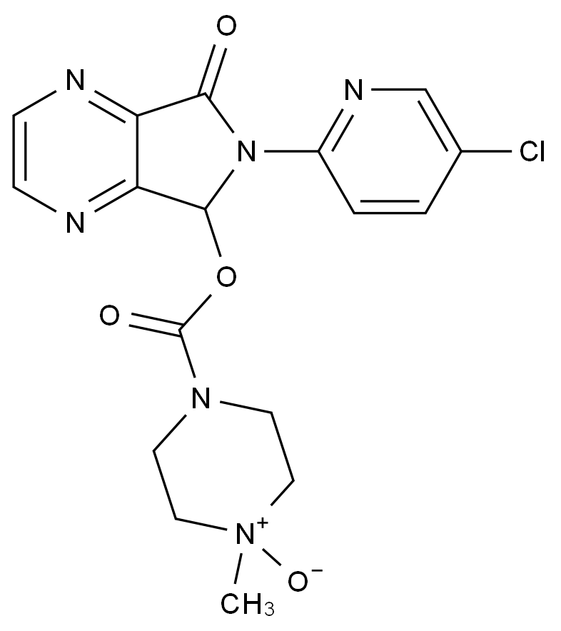 N-氧化佐匹克隆结构式
