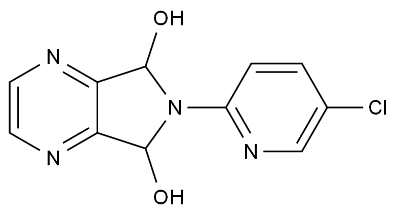 佐匹克隆杂质8 (异构体混合物)结构式