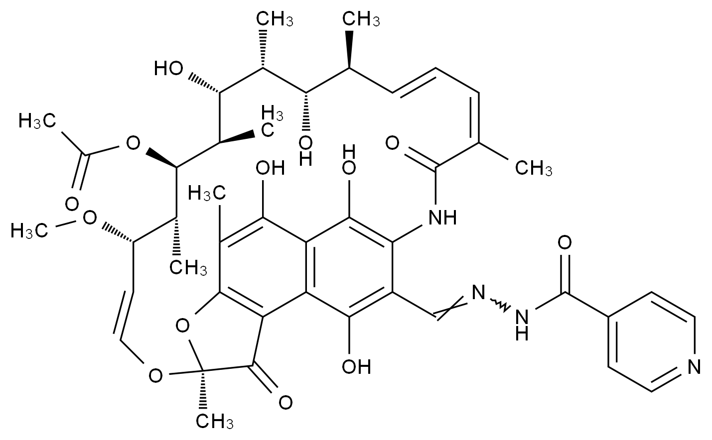 13292-53-0 利福平杂质3结构式