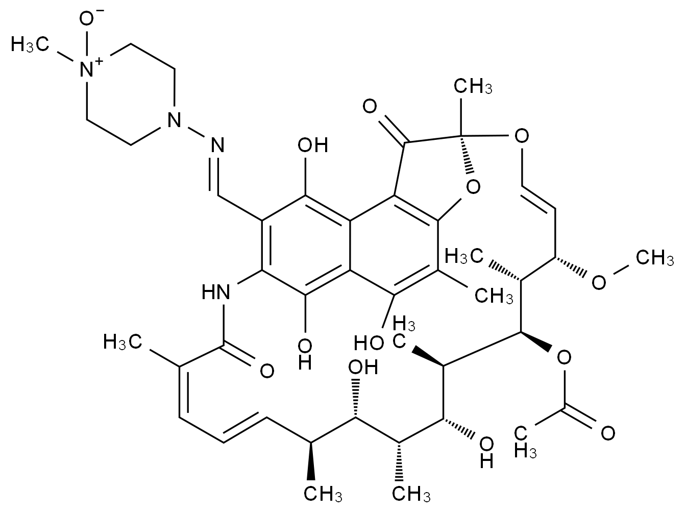 利福平EP杂质B结构式