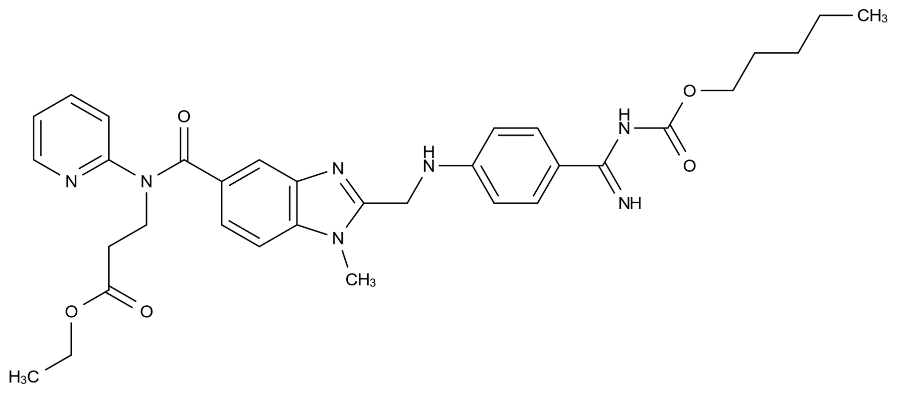 1416446-45-1 达比加群杂质N1结构式