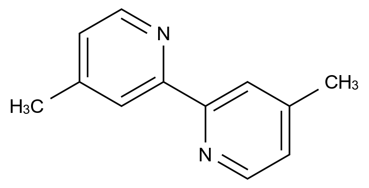 1134-35-6 4,4′-二甲基-2,2′-联吡啶结构式