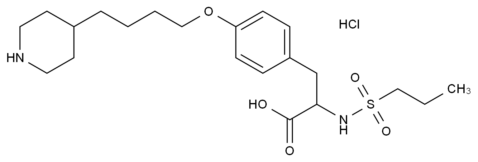 替罗非班杂质106 盐酸盐结构式