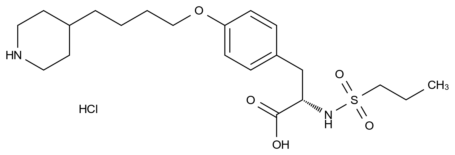 替罗非班杂质120 盐酸盐结构式