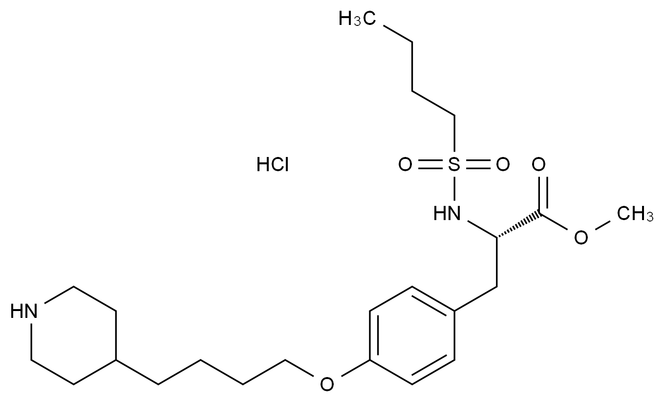 替罗非班杂质90 盐酸盐结构式