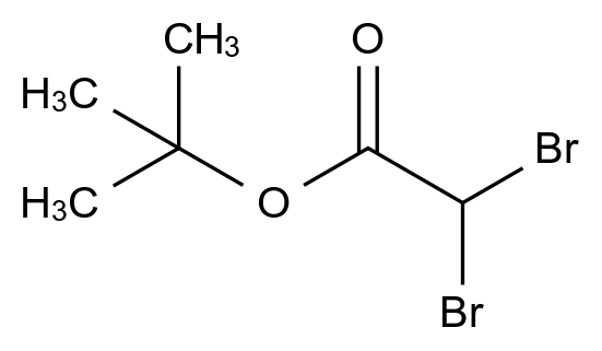 69713-21-9 二溴乙酸叔丁酯结构式
