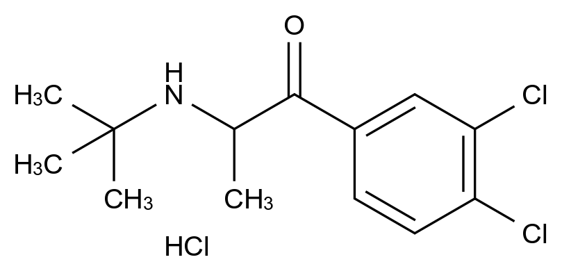 1193779-34-8(free base) 安非他酮杂质53 盐酸盐结构式