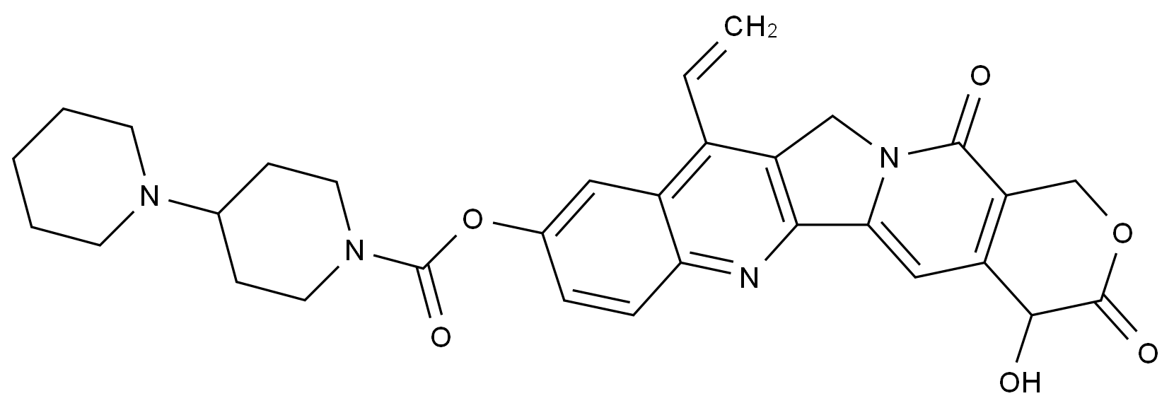 伊立替康杂质29结构式