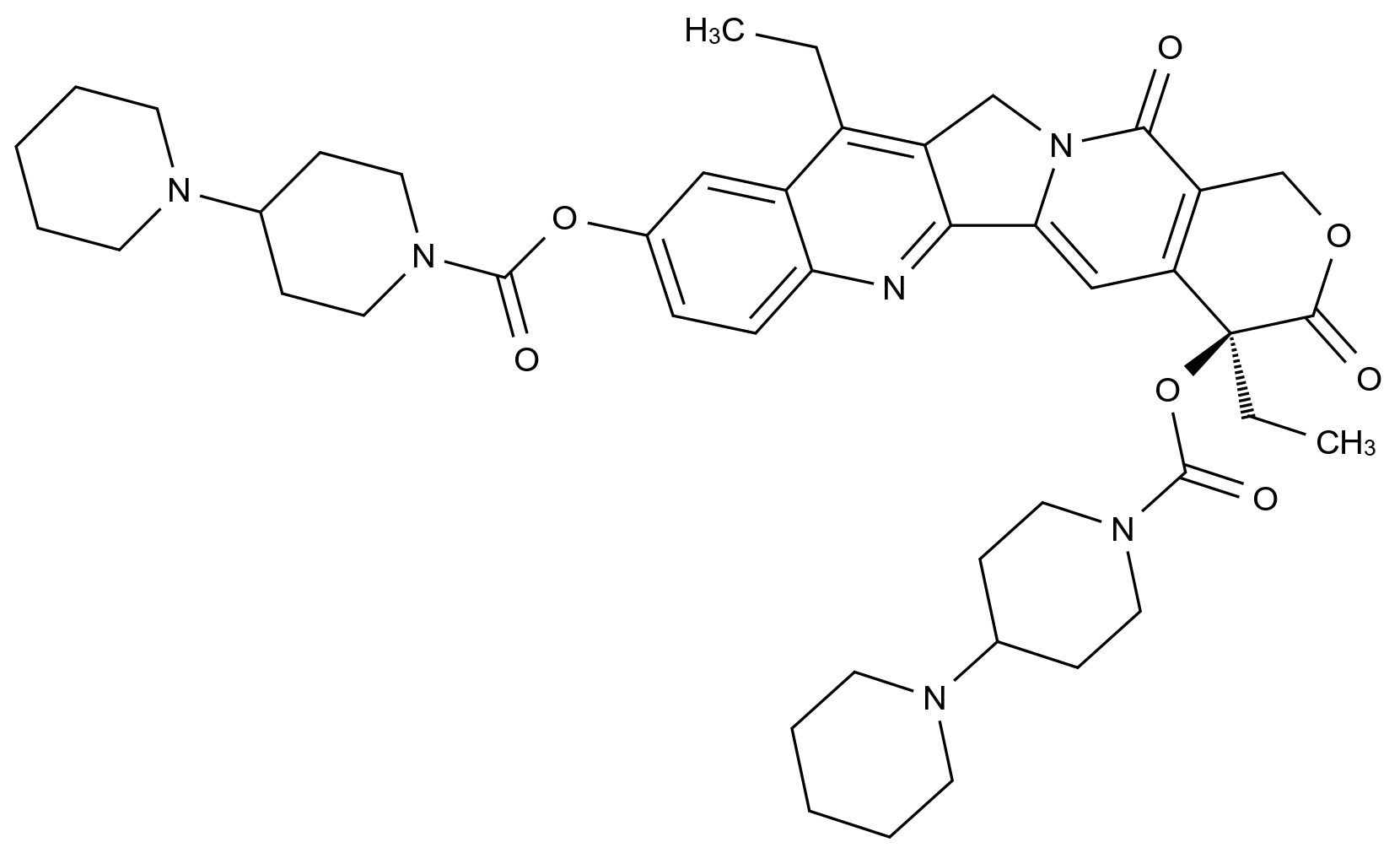伊立替康杂质62结构式