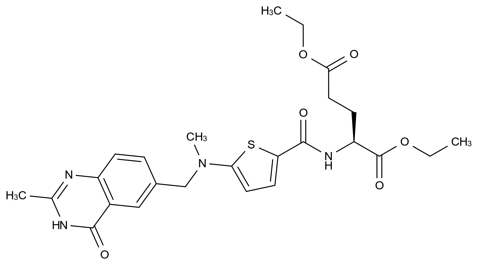 132463-02-6 Raltitrexed Impurity 4结构式