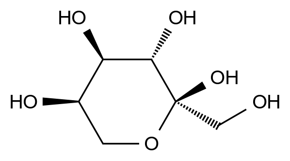10489-81-3 a-D-吡喃果糖结构式