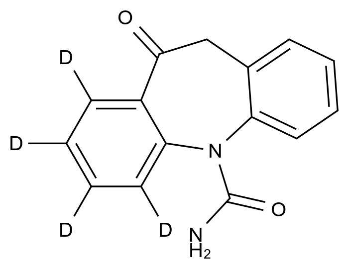 1134188-71-8 奥卡西平-d4结构式