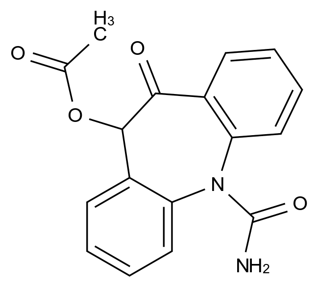 113952-21-9 10-Acetyloxy Oxcarbazepine结构式