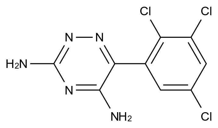 77668-56-5 5-Chloro Lamotrigine结构式