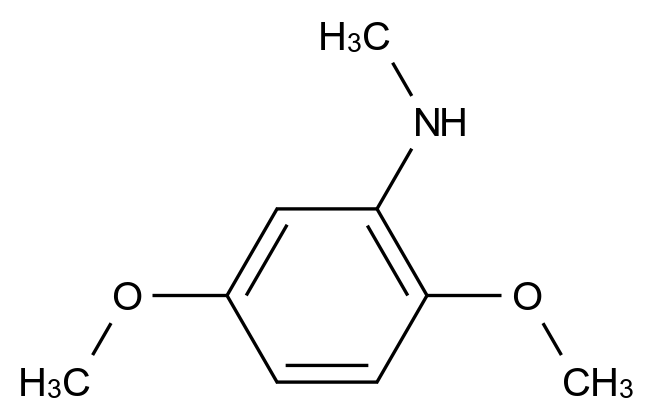 10224-66-5 2,5-dimethoxy-N-methylaniline结构式