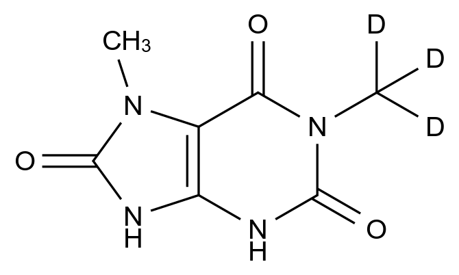 1189713-08-3 1,7-Dimethyluric Acid-d结构式