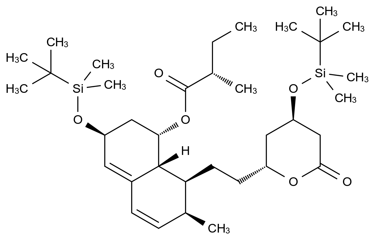136980-32-0 Pravastatin Lactone Di-(tert-butyldimethylsilyl) Ether结构式