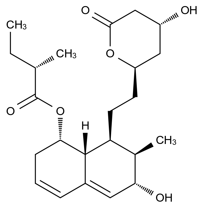 85798-96-5 3a-Hydroxy Pravastatin Lactone结构式