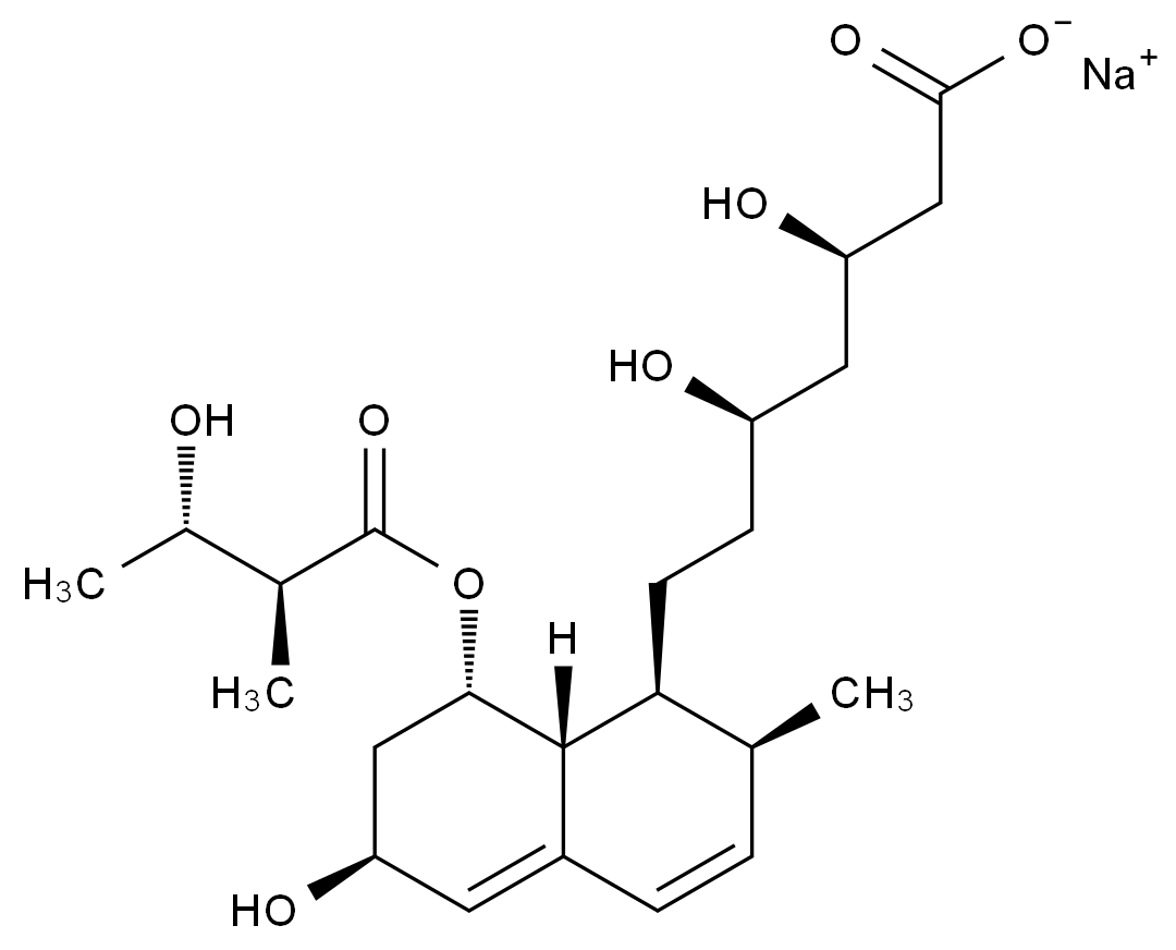 普伐他汀EP杂质E钠盐结构式