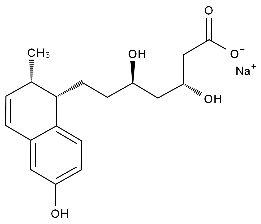 普伐他汀EP杂质G钠盐结构式