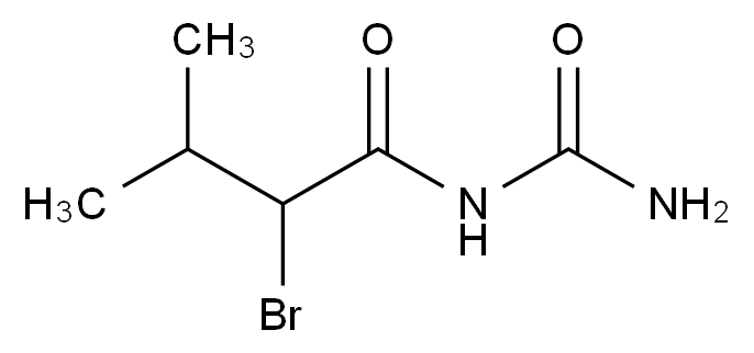 溴米索伐结构式